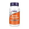 Ацетил-L-карнитин NOW, 500 mg (50 капсули)