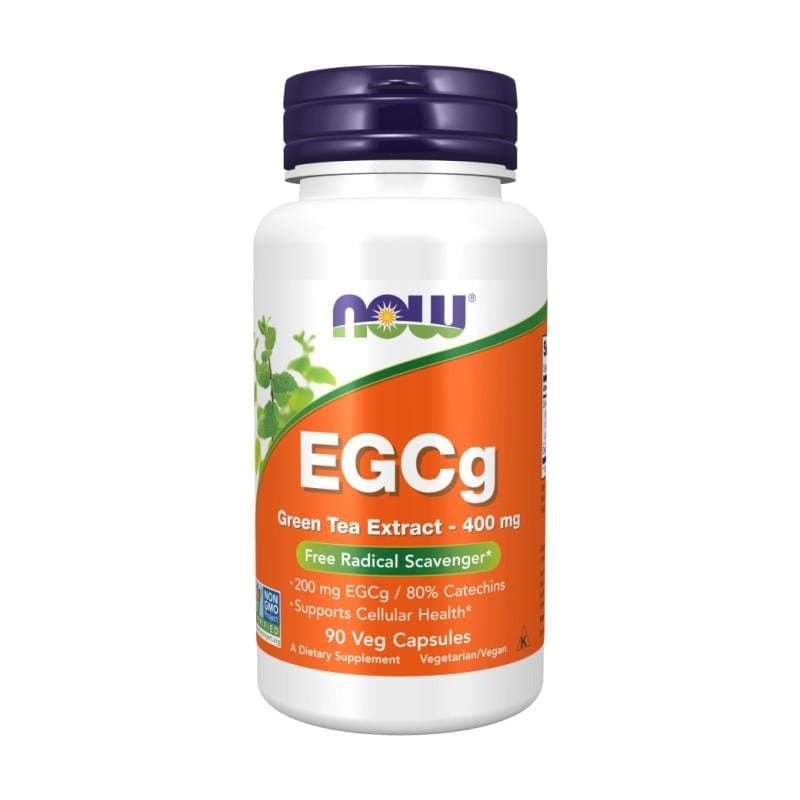 EGCg Екстракт от зелен чай NOW (90 капсули)