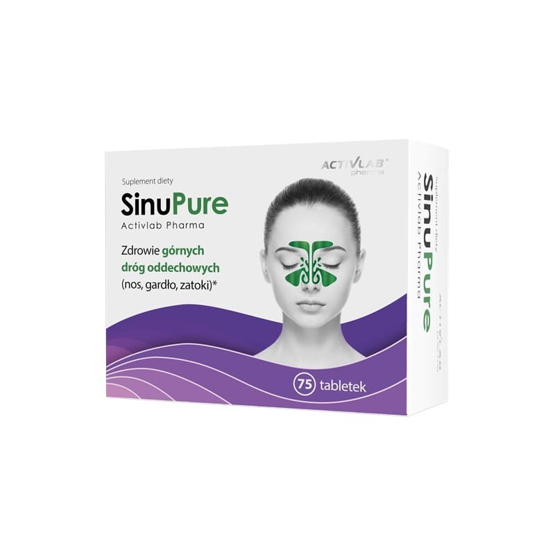 Подкрепа за синусите – SinuPure Activlab Pharma (75 таблетки)