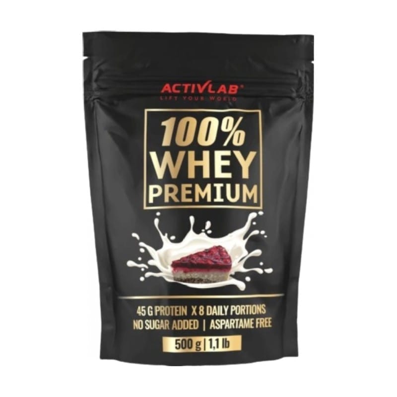 100% Whey Premium протеин с вкус на cherry cake Activlab (500 g)