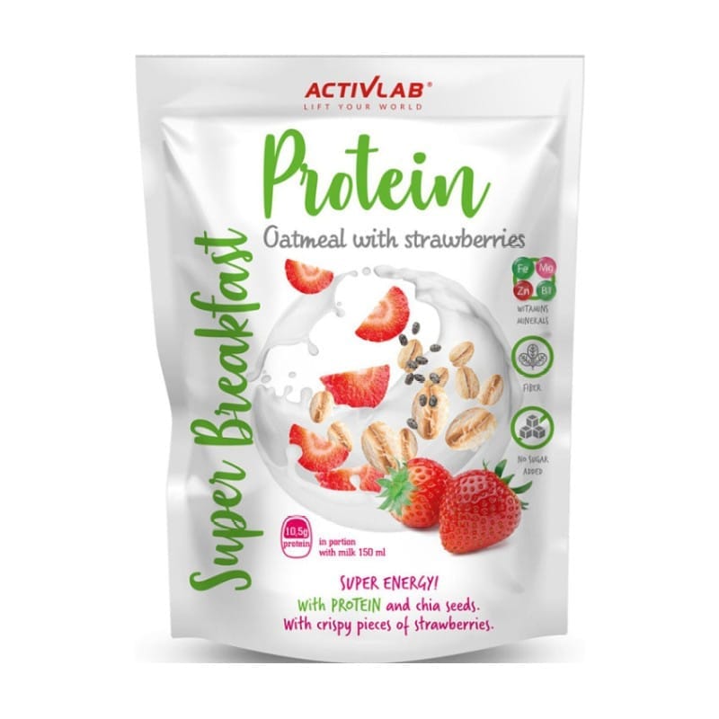 Овесена каша с ягоди Super Protein Activlab (300 g)