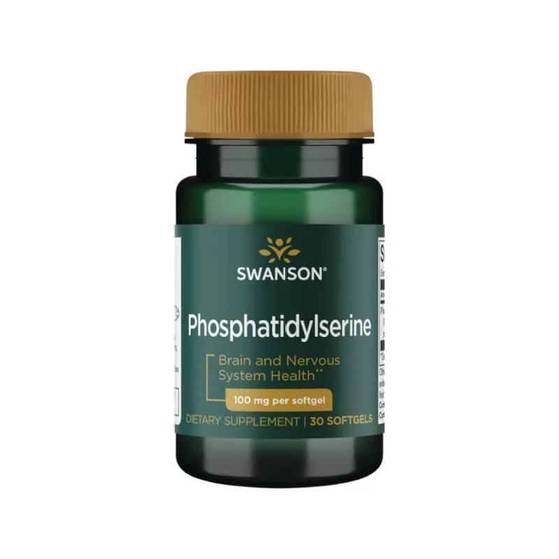 Фосфатидилсерин Swanson, 100 mg (30 меки капсули)