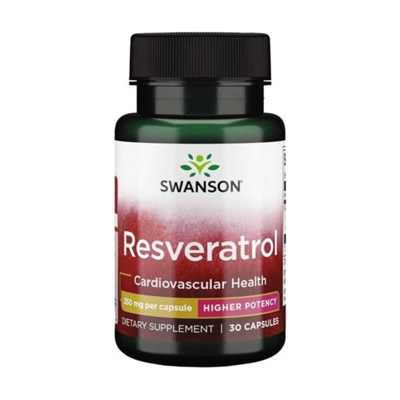 Ресвератрол Swanson, 250 mg (30 капсули)