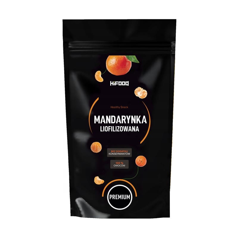 Мандарини на парченца – лиофилизирани HiFOOD (100 g)