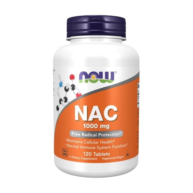 NAC NOW, 1000 mg (120 таблетки)