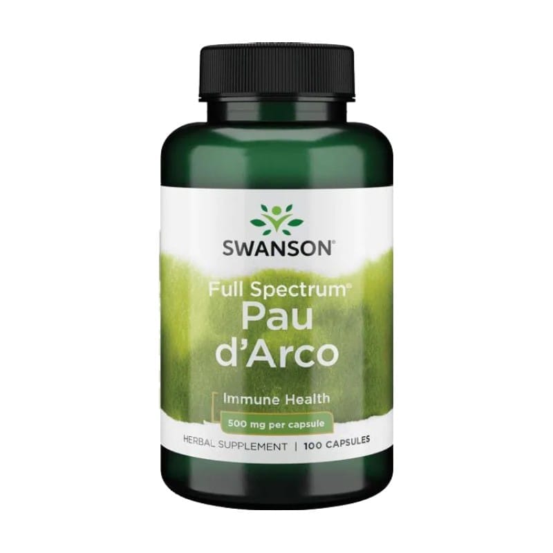 Пау д’Арко Swanson, 500 mg (100 капсули)