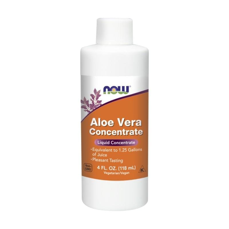 Течен концентрат от алое вера NOW (118 ml)