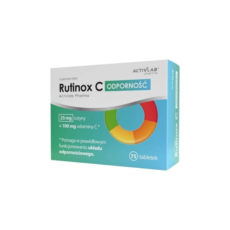 Рутин и витамин C – Rutinox C Activlab Pharma (75 таблетки)