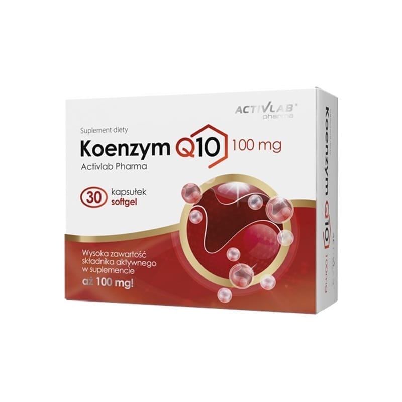 Коензим Q10 Activlab Pharma, 100 mg (30 меки капсули)