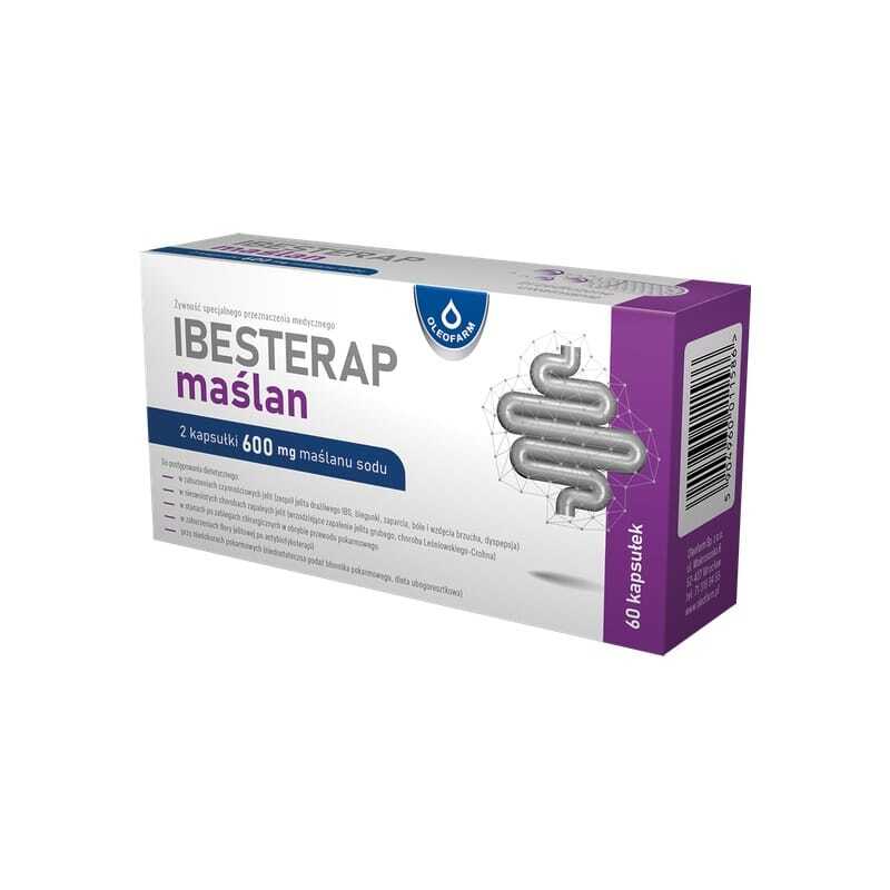 Натриев бутират Ibesterap Oleofarm, 300 mg (60 капсули)