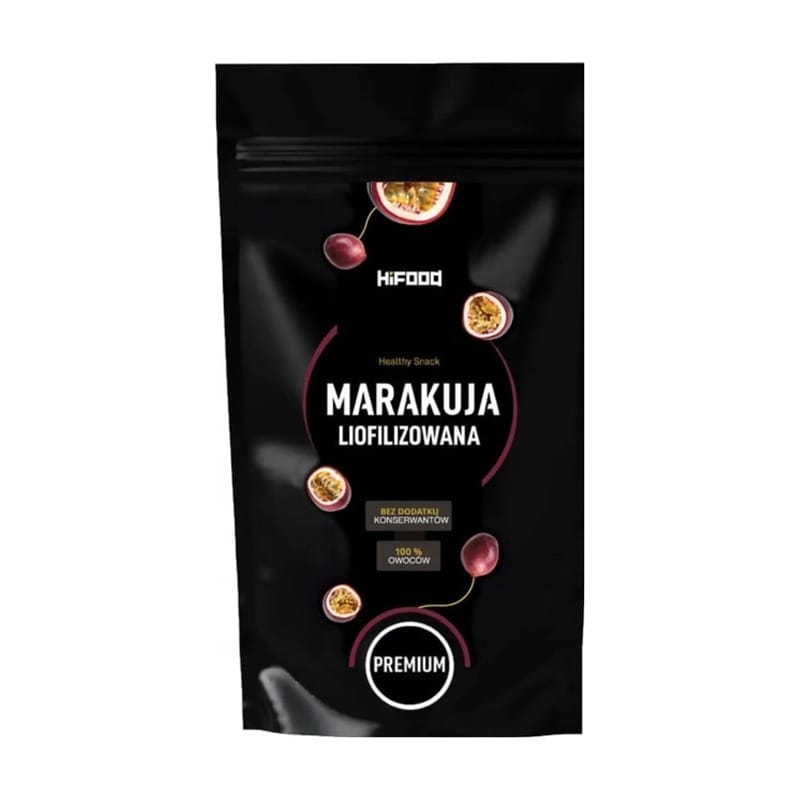 Лиофилизирана маракуя на парченца HiFOOD (100 g)