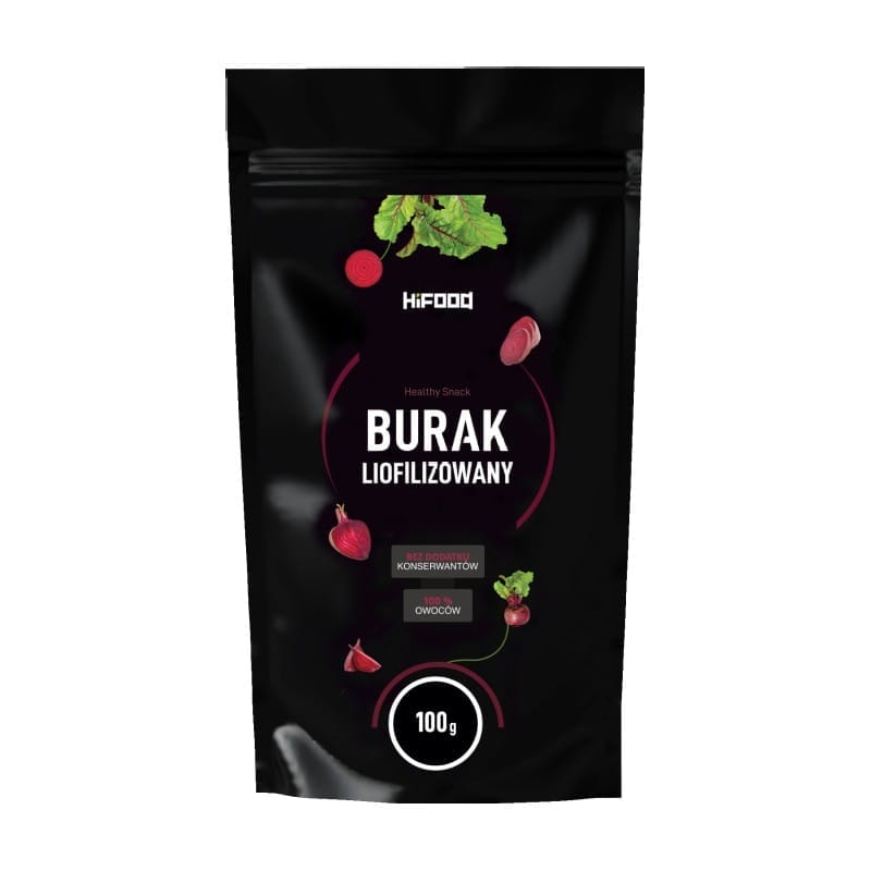Червено цвекло на прах – лиофилизирано HiFOOD (100 g)