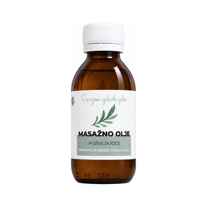 Масажно масло Ободряващо Cvetka (125 ml)
