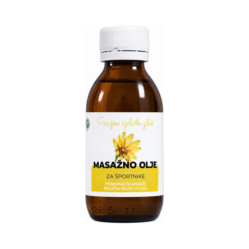 Масажно масло за спортисти Cvetka (125 ml)