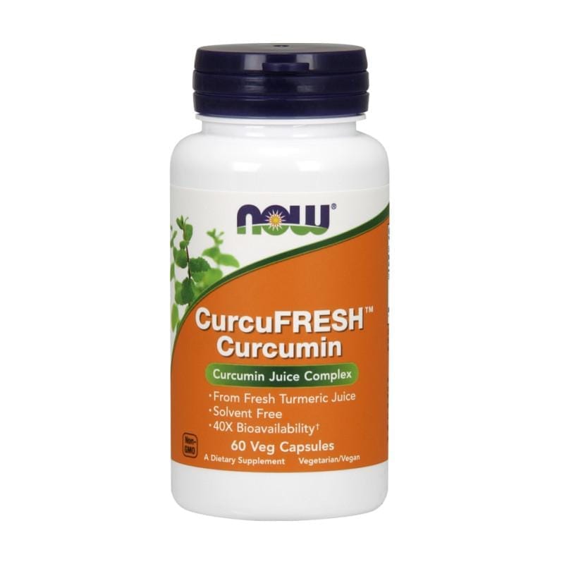 Куркума CurcuFresh NOW, 500 mg (60 капсули)